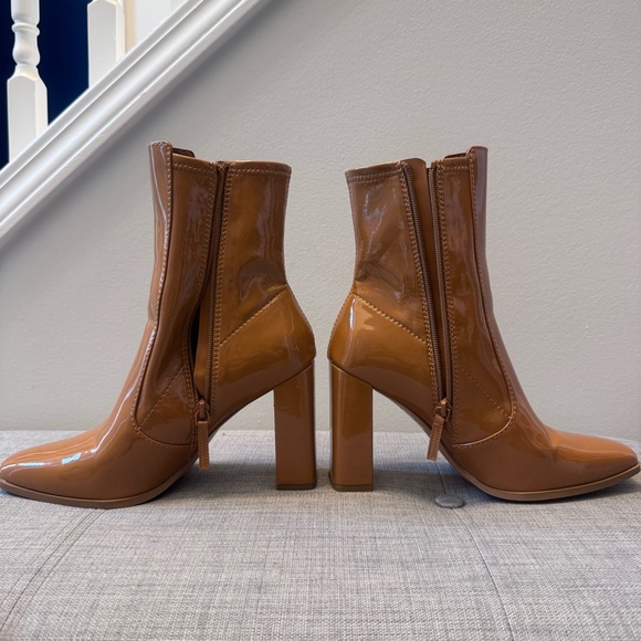 Aldo Shoes - Aldo Audrella Patent Leather Ankle Boot Bootie Size 10